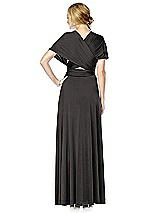Alt View 2 Thumbnail - Graphite Twist Wrap Convertible Maxi Dress
