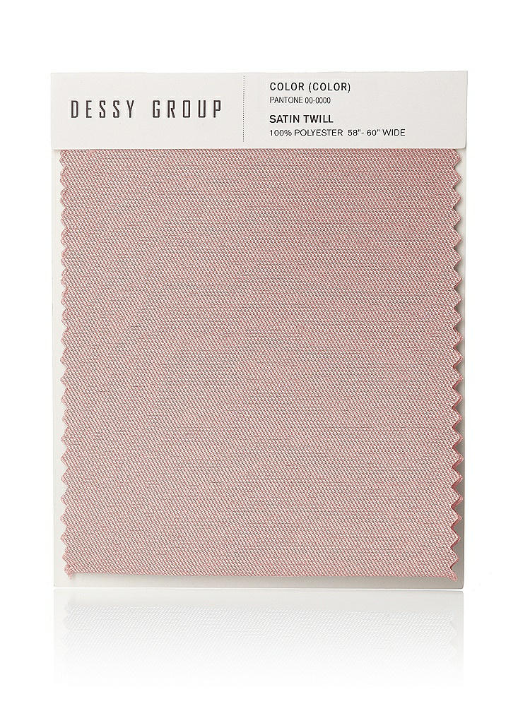 Front View - Rose Satin Twill Swatch