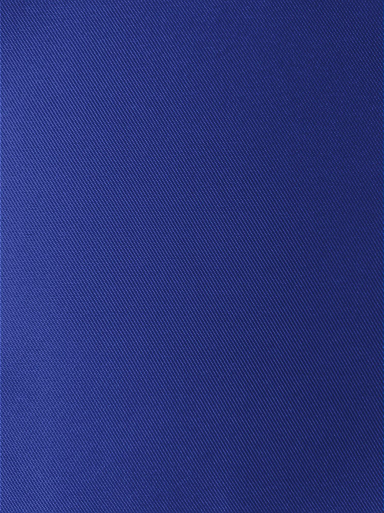 Front View - Cobalt Blue Satin Twill Fabric by the Yard