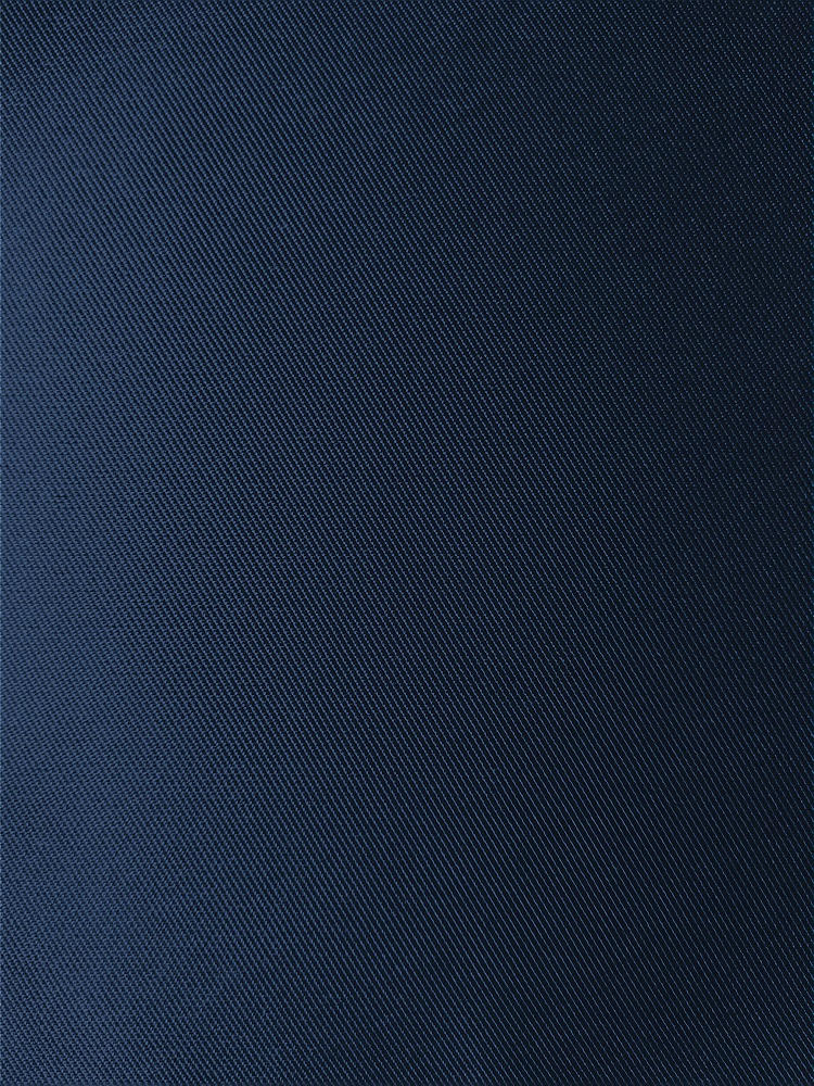 Front View - Midnight Navy Satin Twill Fabric by the Yard