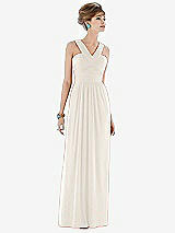 Front View Thumbnail - Ivory Maxi Chiffon Sleeveless Halter Dress