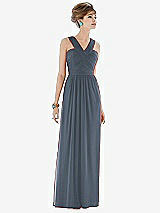 Front View Thumbnail - Silverstone Maxi Chiffon Sleeveless Halter Dress