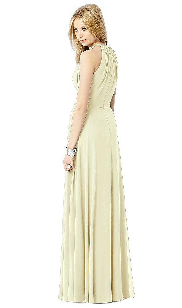 Back View - Butter Yellow After Six Bridesmaid Dress 6704