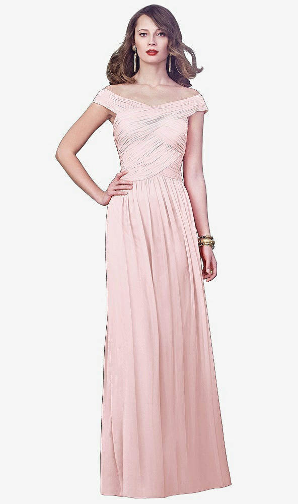 Front View - Ballet Pink Dessy Collection Style 2919