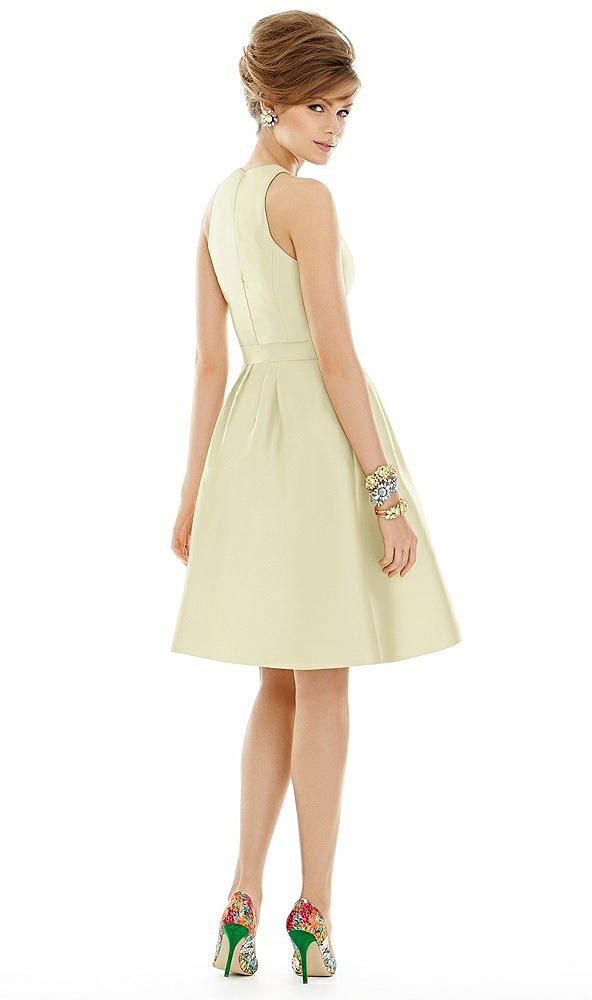 Back View - Butter Yellow Alfred Sung Style D696