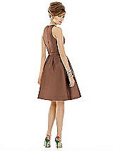 Rear View Thumbnail - Cognac Alfred Sung Style D696