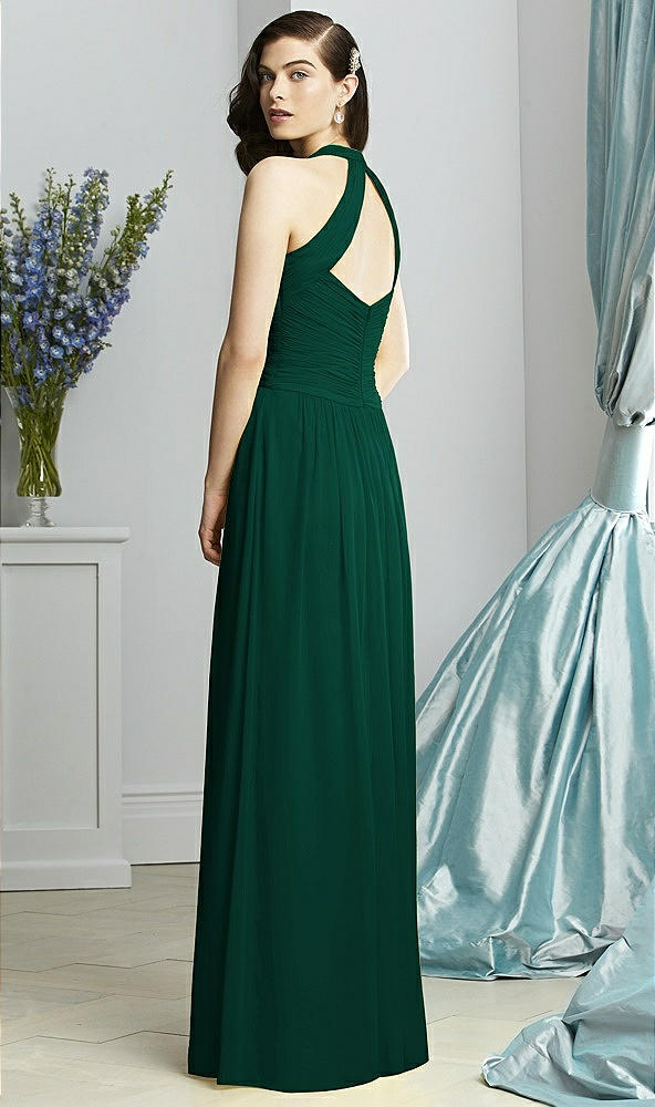 Back View - Hunter Green Dessy Collection Style 2932
