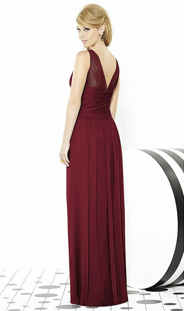 Back View - Cabernet After Six Bridesmaid Dress 6711