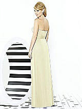 Rear View Thumbnail - Butter Yellow After Six Bridesmaid Dress 6713