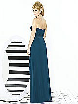Rear View Thumbnail - Atlantic Blue After Six Bridesmaid Dress 6713