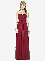 Front View Thumbnail - Burgundy After Six Bridesmaid Dress 6713