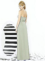 Rear View Thumbnail - Celadon After Six Bridesmaid Dress 6713