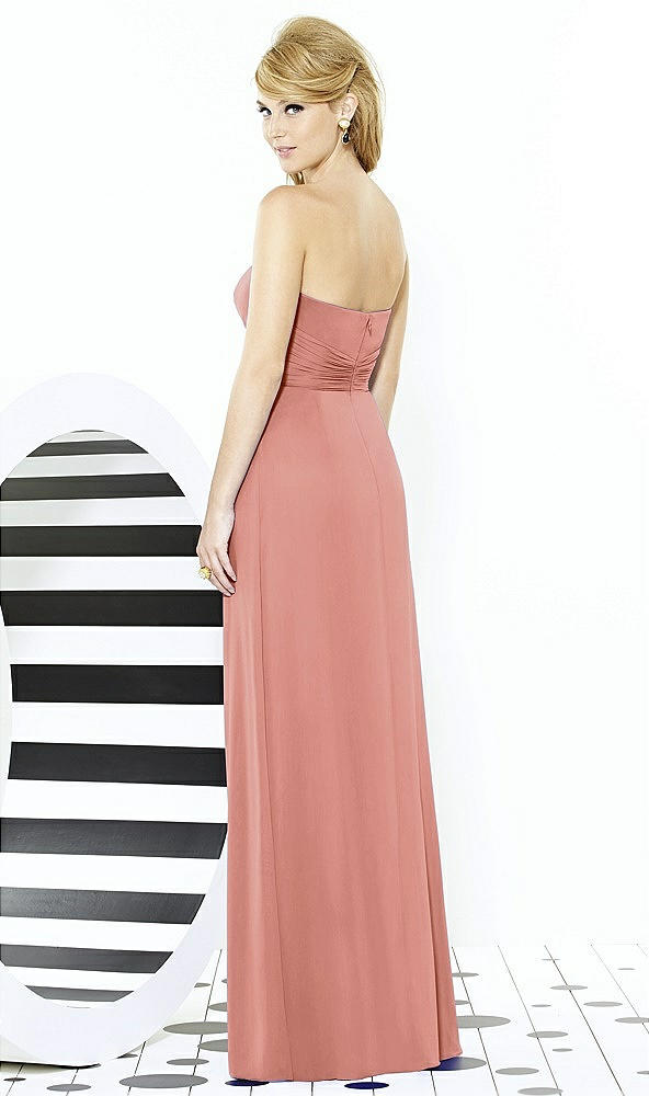 Back View - Desert Rose After Six Bridesmaid Dress 6713