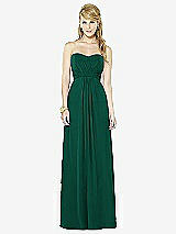 Front View Thumbnail - Hunter Green After Six Bridesmaid Dress 6713