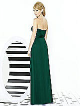 Rear View Thumbnail - Hunter Green After Six Bridesmaid Dress 6713
