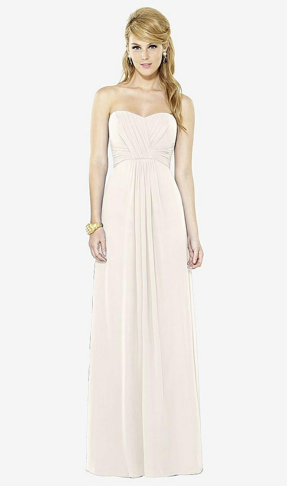 Front View - Ivory After Six Bridesmaid Dress 6713