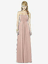Front View Thumbnail - Neu Nude After Six Bridesmaid Dress 6713