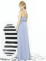 Rear View Thumbnail - Sky Blue After Six Bridesmaid Dress 6713