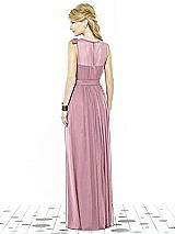 Rear View Thumbnail - Dusty Pink After Six Bridesmaid Dress 6714