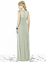 Rear View Thumbnail - Celadon After Six Bridesmaid Dress 6714