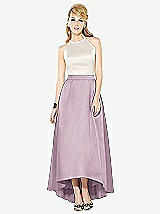 Front View Thumbnail - Suede Rose & Ivory After Six Bridesmaid Dress 6718