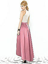 Rear View Thumbnail - Carnation & Ivory After Six Bridesmaid Dress 6718