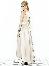 Rear View Thumbnail - Ivory & Ivory After Six Bridesmaid Dress 6718