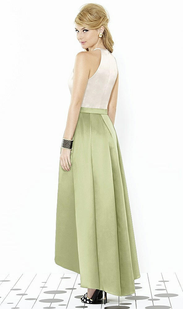 Back View - Mint & Ivory After Six Bridesmaid Dress 6718