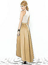 Rear View Thumbnail - Venetian Gold & Ivory After Six Bridesmaid Dress 6718