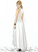 Rear View Thumbnail - White & Ivory After Six Bridesmaid Dress 6718