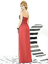 Rear View Thumbnail - Perfect Coral After Six Bridesmaids Style 6723