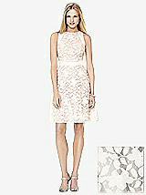 Front View Thumbnail - Taupe & Ivory Social Bridesmaids Style 8154