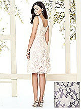 Rear View Thumbnail - Lavender & Ivory Social Bridesmaids Style 8155