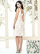 Rear View Thumbnail - Vineyard Green & Ivory Social Bridesmaids Style 8155