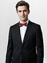 Alt View 1 Thumbnail - Burgundy Classic Yarn-Dyed Bow Ties by After Six