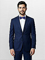 Front View Thumbnail - Cobalt Blue Classic Yarn-Dyed Bow Ties by After Six