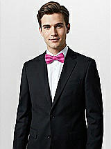 Alt View 1 Thumbnail - Fuchsia Classic Yarn-Dyed Bow Ties by After Six