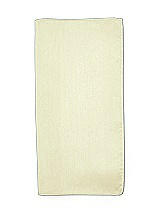 Rear View Thumbnail - Butter Yellow Classic Yarn-Dyed Pocket Squares by After Six