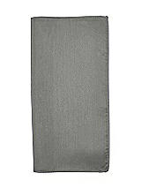 Rear View Thumbnail - Charcoal Gray Classic Yarn-Dyed Pocket Squares by After Six
