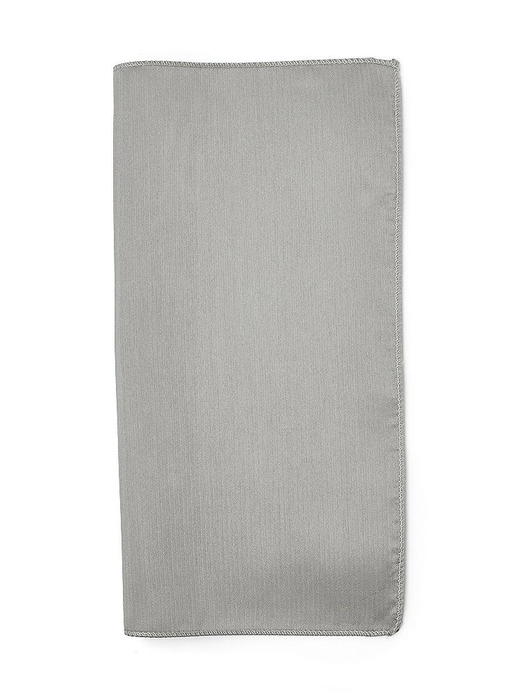 Back View - Chelsea Gray Classic Yarn-Dyed Pocket Squares by After Six