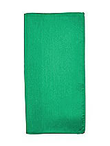 Rear View Thumbnail - Pantone Emerald Classic Yarn-Dyed Pocket Squares by After Six