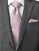 Side View Thumbnail - Suede Rose Classic Yarn-Dyed Pocket Squares by After Six