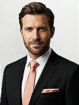 Front View Thumbnail - Copper Penny Classic Yarn-Dyed Pocket Squares by After Six