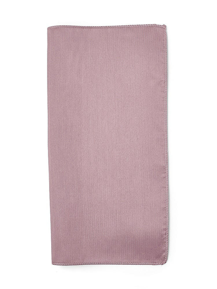 Back View - Dusty Rose Classic Yarn-Dyed Pocket Squares by After Six