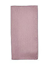 Rear View Thumbnail - Dusty Rose Classic Yarn-Dyed Pocket Squares by After Six