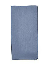 Rear View Thumbnail - Larkspur Blue Classic Yarn-Dyed Pocket Squares by After Six