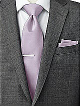 Side View Thumbnail - Lilac Haze Classic Yarn-Dyed Pocket Squares by After Six