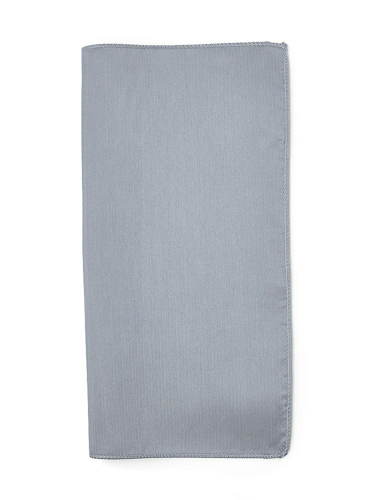 Back View - Platinum Classic Yarn-Dyed Pocket Squares by After Six