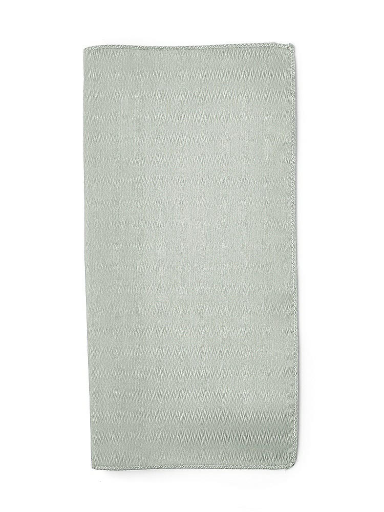 Back View - Willow Green Classic Yarn-Dyed Pocket Squares by After Six