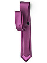 Side View Thumbnail - Radiant Orchid Yarn-Dyed Narrow Ties by After Six